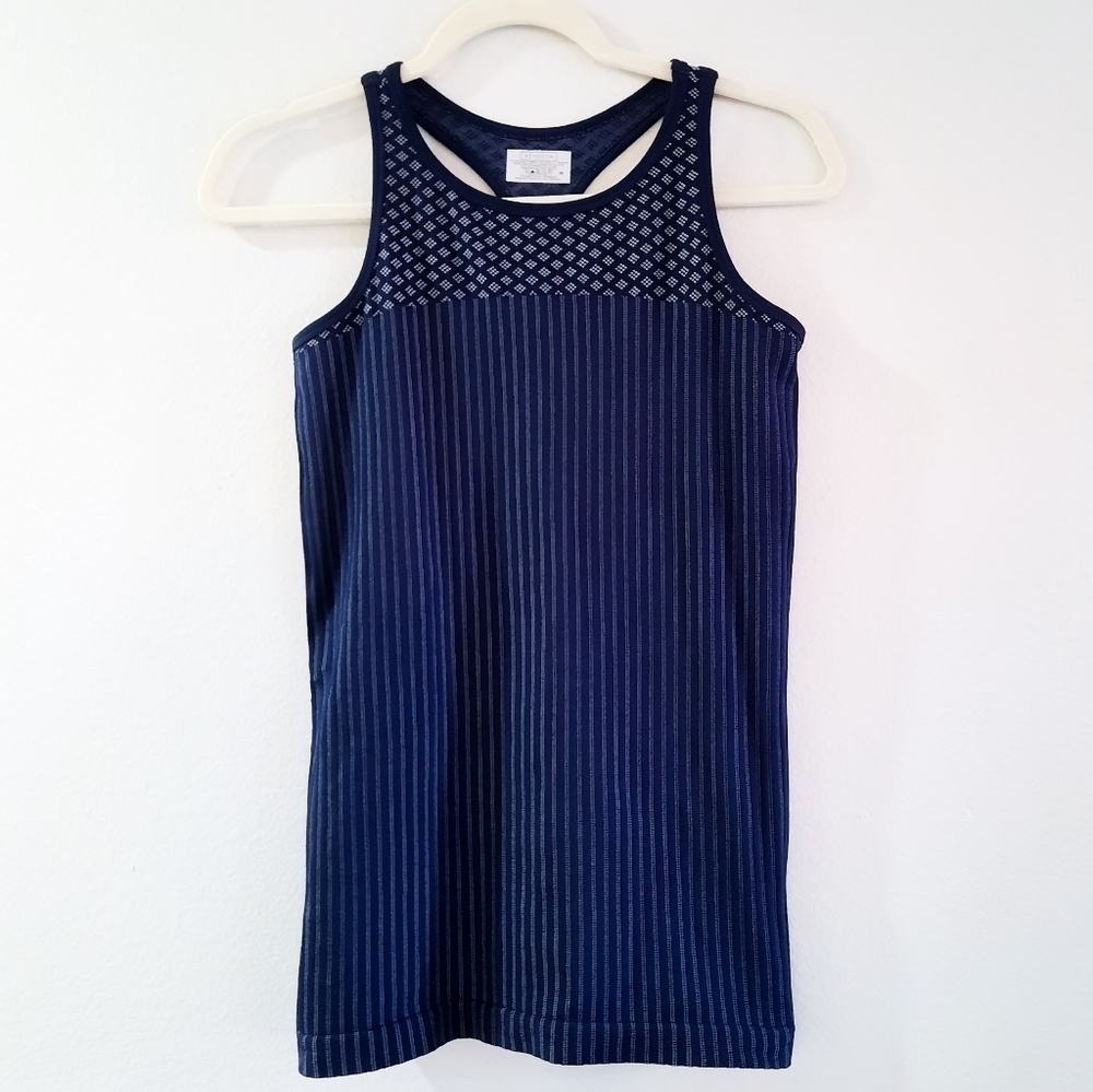 Athleta Blue Athletic Tank Top M